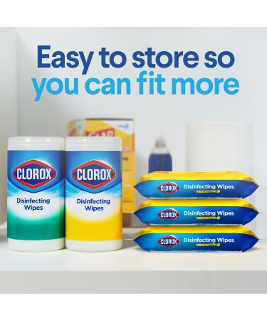 Clorox Disinfecting Wipes Flex Pack - 75 Ct Lemon Scent | Pack of 6 - Ideal for International Shipping - Buy Online on GoSupps.com