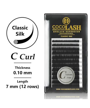 COCO Honey Eyelash Extensions | Classic C Curl Faux Mink 0.10mm | 7mm Individual Lashes for Stunning Look - Buy Online on GoSupps.com