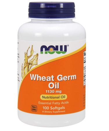 NOW Foods Wheat Germ Oil 20 Minims-1130 mg 100 Softgels (Multi-Pack)