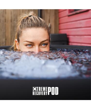 Xtreme Recovery Pod Ice Bath for Athletes - High-Quality Portable Ice Barrel for Indoor & Outdoor Use | Durable Black Cover - Buy Online on GoSupps.com