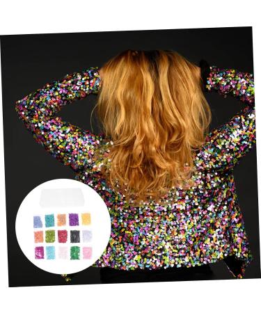 STOBOK 1 Box Decorative Scale Sequins Loose Flat Sequin Rainbow Cup Clothing Items Plastic Dance Costume B 0.5X0.5cm - Buy Online on GoSupps.com