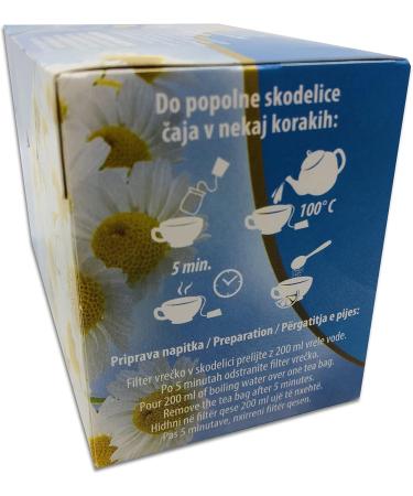  UPSY Chamomile Mountain Herbal Tea 4 Packs Per 20 Bags (Chamomile Tea 80 Tea Bags) - Buy Online on GoSupps.com