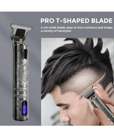 Hair Clippers 2 Set Cosicosy Electric Hair Trimmer Grooming Kit for Men Professional Cordless Hair Cutting Beard Trimmer Rechargeable with LCD Display Hair Shaver for Men Kids Barbers Silver - Buy Online on GoSupps.com