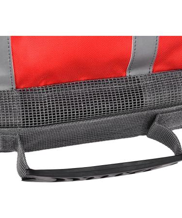 VINGVO Hound Dog Saddle Backpack Nylon Material Wide Reflective Strip Wear Well Adjustable Dog Saddle Bag for Small Dogs for Medium Dogs for Large Dogs(red M) - Buy Online on GoSupps.com