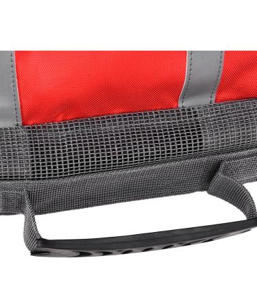 Dog Saddle Bag - Waterproof Reflective Hound Backpack for Small to Large Dogs (Red M) | Breathable Nylon - Buy Online on GoSupps.com