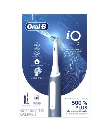 Oral B iO Series 4 Electric Toothbrush with (1) Brush Head Rechargeable Slate Blue