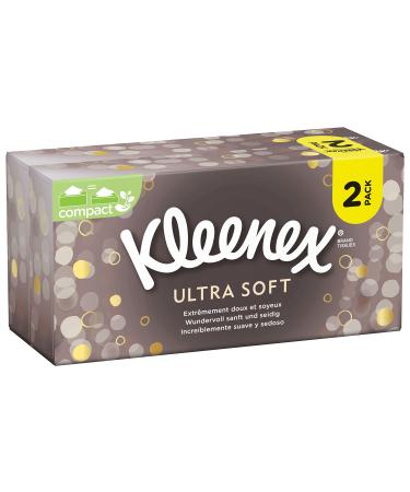 Kleenex Ultrasoft Ultra Soft Tissues Box x 2 - Pack of 4