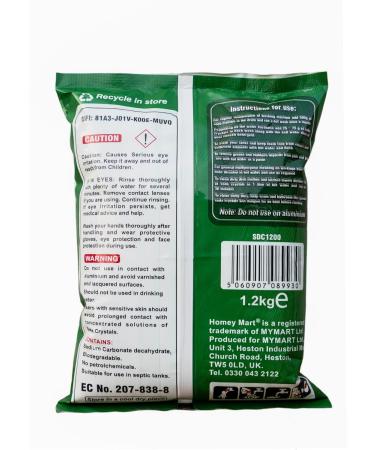 4 x Soda Crystals Multipurpose Cleaner Cleans Washing Machine Sinks Drains Laundry Stain Remover - 1.2 kg - Buy Online on GoSupps.com