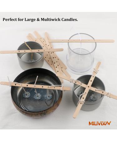 100pcs MILIVIXAY Wooden Candle Wick Holders - Wick Bars for Large & Multiwick Candles - Buy Online on GoSupps.com