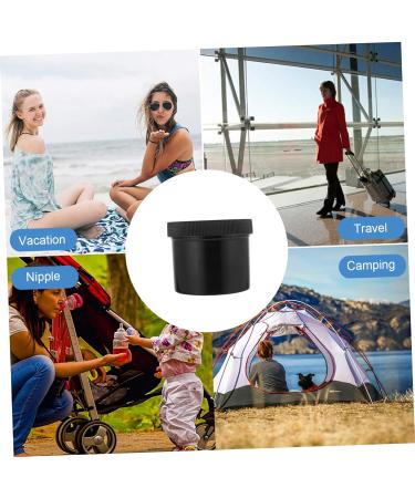 POPETPOP Cream Sample Jar Cream Bottle 9X9X7.3CM Black - Buy Online on GoSupps.com