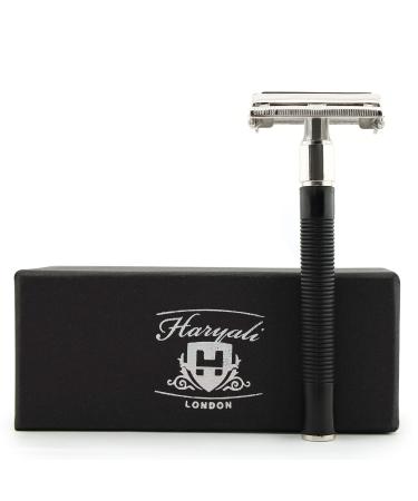 Twist Open Butterfly Style Men's Shaving De Safety Razor (Blades Not Included). Classic Vintage Razor Made in Stainless Steel.