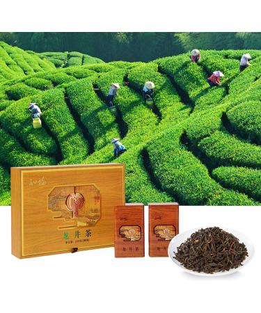 DEWIN Longjing Tea Longjing Tea Loose Leaf Picked Before Tomb Sweeping Day and Rain Organic Chinese Dragon Well Tea 7.1oz - Buy Online on GoSupps.com