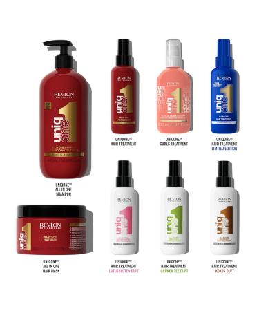 Revlon Professional Uniqone Curly Hair Leave-in Treatment 230ml | Vegan Multi-Benefit Cream for Curly Wavy & Kinky Hair | International Shipping Available - Buy Online on GoSupps.com