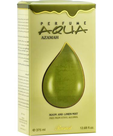 Aqua Air Fresheners - 375ml(12.7 oz) | Aromatic Essential Oil Spray | Fresh Blend of Lemon Black Currant Woody Musk | Long Lasting Room Fragrance | by RASASI (Azamah) - Buy Online on GoSupps.com