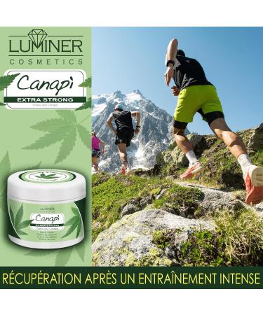 Cr me extra forte 200 ml formule naturelle action rapide avec extraits d'huile de graines de chanvre arnica et griffe du diable pour le massage. Fabriqu en Italie LUMINER - Buy Online on GoSupps.com