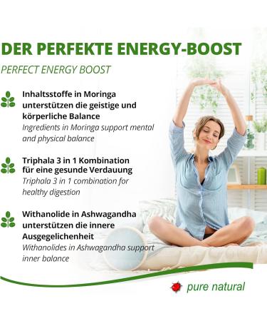 MORIVEDA Well-Being Package: Triphala Tablets Moringa & Ashwagandha Capsules Vegan Vitamins Minerals & Antioxidants for Optimal Health - Buy Online on GoSupps.com