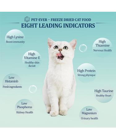 PET EVER Freeze Dried Raw Cat Food 60% Protein 20% Low Fat Beef Topper 14 oz - Grain Free Dry Meat Diet for Cats - Buy Online on GoSupps.com