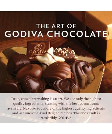 Godiva Chocolatier Assorted Truffles Gift Box  Dark Chocolate  24 pc 24 Count (Pack of 1) - Buy Online on GoSupps.com