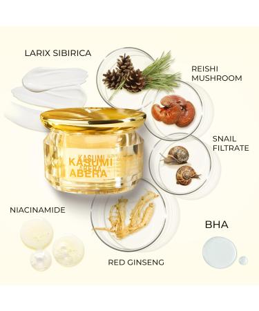 ABERA Kasumi Glowing Cream Melasma Treatment For Face with Niacinamide & HA Dark Spot Remover Reduce Fine Lines Wrinkles Anti-aging with Red Ginseng Extract (1.06 Oz Per Item)(Upgraded Version) 1 Box - Buy Online on GoSupps.com