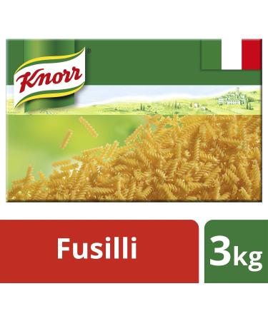 Knorr Collezione Italiana Pasta Fusilli Spirals 3 kg - Authentic Italian Pasta for Delicious Meals - Buy Online on GoSupps.com