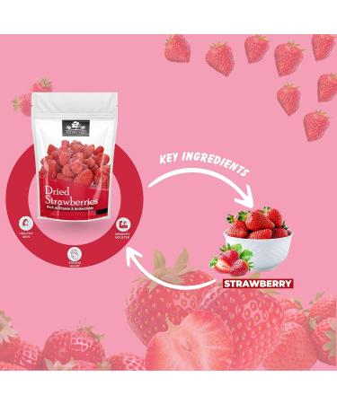 NATURE YARD Fraises s ch es - 1 kg - Fraise confite d shydrat e fruits secs 1 kg (Pack of 1) - Buy Online on GoSupps.com