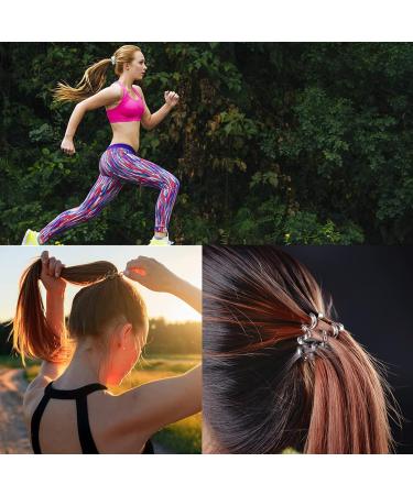 9 Pieces Spiral Telephone Cable Hair Ties - Elastic Bands for Girls & Ladies - 3 Colors - Buy Online on GoSupps.com