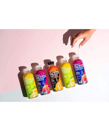 BiPro Protein Water Berry - NSF Certified for Sport, 20g Whey Protein, Sugar-Free, Lactose & Gluten-Free, Hormone-Free, Naturally Sweetened - 16.9oz (Pack of 12) - Buy Online on GoSupps.com
