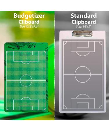 Coach's Clipboard Bundle: Dry Erase Board with Whistle & Markers - Double Sided for Soccer Coaching - Buy Online on GoSupps.com