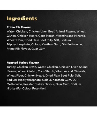 CESAR Filets In Sauce: 6 Roasted Turkey Flavour And 6 Prime Rib Flavour 12x100g Trays Prime Rib - Roast Turkey 100 g (Pack of 12) - Buy Online on GoSupps.com
