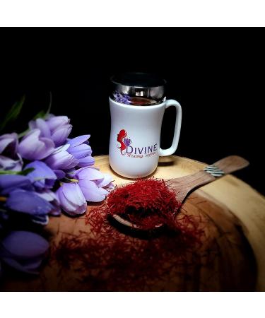 Saffron Powder 2gm - Pure Afghanistan Super Premium Saffron by Divine Healing Saffron - Luxury Spice Grinder Saffron - Buy Online on GoSupps.com