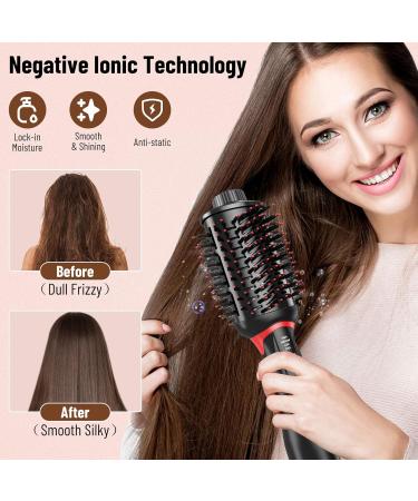 Bizcasa 5-in-1 Hot Air Brush 1200W | Round Hair Dryer & Styling Tool | 4 Temp & 2 Speed Settings | Perfect for All Hair Types | International Shipping Available - Buy Online on GoSupps.com