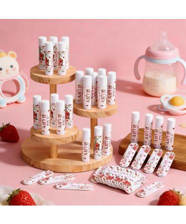 Dansib 24 Sets Strawberry Baby Shower Favors for Guests Strawberry Lip Balms and Nail File a Berry Sweet Baby Is on The Way Gifts Bulk Fruit Party Supply Thank You Souvenirs for Gender Reveal - Buy Online on GoSupps.com