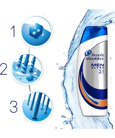 Head & Shoulders Repair/Care 2 in 1 Anti-Dandruff Shampoo 280 ml - Pack of 3 - Buy Online on GoSupps.com