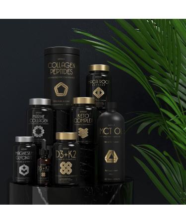 Magnesium Glycinate Supplement - 1500mg Magnesium Bisglycinate Capsules with Zinc & Vitamin B6-120 Tablets High Strength Complex - 300mg Chelated Supplement with Zinc - Advanced Absorption - UK Made - Buy Online on GoSupps.com