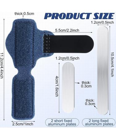 Buy Hammer Toe Corrector for Men & Women | 4-Piece Toe Straightener Set | Practical Support & Wraps for Curled & Broken Toes (Blue - Buy Online on GoSupps.com