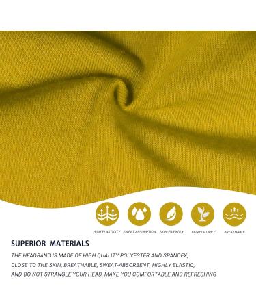 Kavya Wide Boho Headbands for Women - 6 Pack Multicoloured Hair Bands for Yoga and Sports - Buy Online on GoSupps.com
