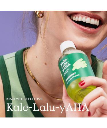 KraveBeauty Kale-Lalu-yAHA 5.25% AHA Exfoliator - Glycolic Acid & Hyaluronic Acid Unclogs Pores Hydrates Skin Vegan & Cruelty Free - 6.76 fl oz - Buy Online on GoSupps.com