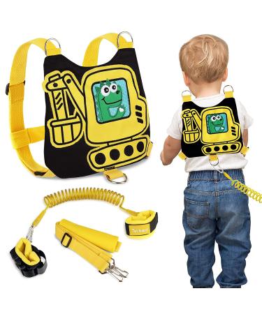 Toi Bani Toddlers Leash for Boys | Anti Lost Wrist Link 4 in 1 Child Safety Harness | Excavator&Dinosaur Design - Buy Online on GoSupps.com