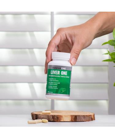 Liver One Supplement - 10 Antioxidant Ingredients for Natural Liver Support - Vegan & Non-GMO - 30 Day Supply - Buy Online on GoSupps.com