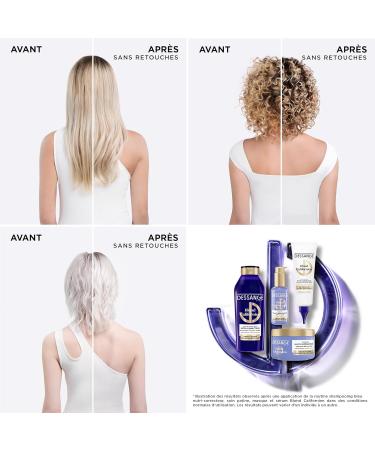 DESSANGE - Routine Cheveux Nutri-Correctrice Blond Californien - Shampoing 280ml + Masque 280ml + Soin Patine Bleu 140ml - Nourrit & Illumine Le Blond - Cheveux Blonds Color s Ou D color s 700 ml (Lot de 1) Routine - Buy Online on GoSupps.com