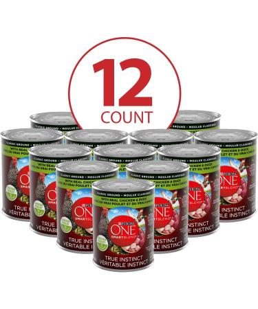 Purina ONE Wet Dog Food Beef & Brown Rice 368g (12 Pack) + Purina ONE Smartblend True Instinct Wet Dog Food Real Chicken & Duck 368g (12 Pack) Dog Food + Dog Food Chicken & Duck - Buy Online on GoSupps.com