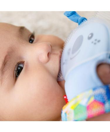 Infantino Crystal Clear Teething Mitten - Koala Design | Soft Textured Silicone | Natural Rubber Teether for Babies - Buy Online on GoSupps.com