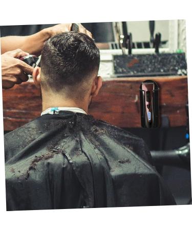 Angoily Clipper Stand | Wall-Mounted Stainless Steel Hair Clipper Organizer for Barbers | Sleek Black Design | 12.5x6cm - Buy Online on GoSupps.com