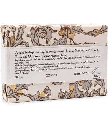 Clovelly Soap Co Natural Handmade Shampoo Soap bar with Mandarin & Ylang for Normal-Dry Hair 100g - Buy Online on GoSupps.com