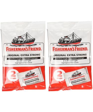 Fishermans Friend Original Extra Strong 4 Pack 80 Lozenges
