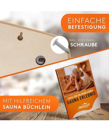 Alpine Breath 2-in-1 Sauna Thermometer Hygrometer | Precise Glass Sauna Accessories with Automatic Calibration - Buy Online on GoSupps.com