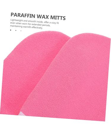 1paire De Spa Cire De Paraffine Mitaines Chauffantes Confortables Pour Soins Des Mains Id als Pour Th rapie Thermique Et Spa R utilisables Avec Fermeture Design l gant Ros  - Buy Online on GoSupps.com
