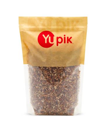 Yupik Raw Pecans Medium Pieces 1 kg Kosher Gluten-Free Vegan Chopped Crunchy Nuts Unsalted Unroasted Source of Fiber Healthy Snacks Nut Topping & Inclusion Ideal for Baking & Cooking 1 kg (Pack of 1)