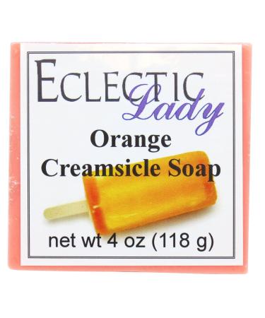 Orange Creamsicle Glycerin Soap by Eclectic Lady 4 oz Bar