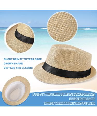 10 Pcs Classic Fedora Hats for Men and Women - Gangster Cap, 1920s Party Accessories - Buy Online on GoSupps.com